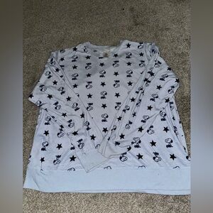 Peanuts snoopy pajama set